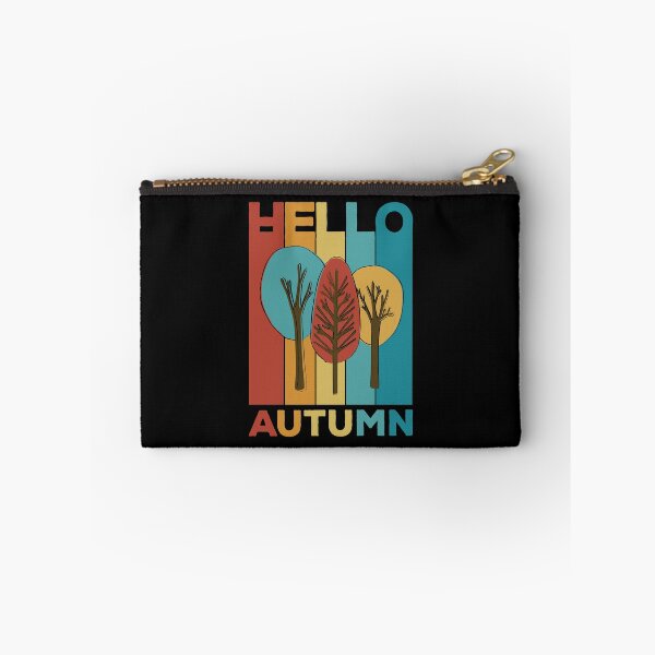 Item preview, Hello Autumn Hello Fall - Retro Vintage Design for colourful season lover. designed and sold by Kipcio.