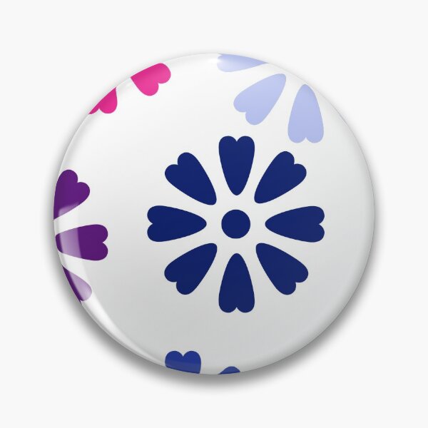 Item preview, Colorful Heart shaped seven petal floral design designed and sold by Hexagon98.