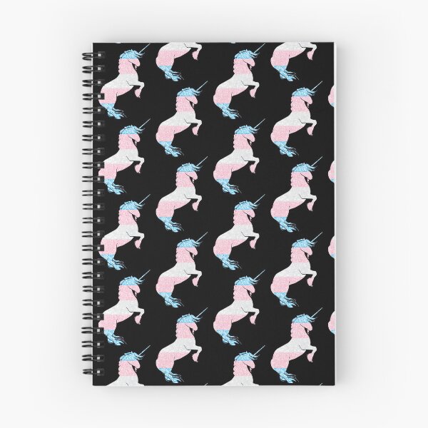 Item preview, Pride Art - Glitter Trans Flag Unicorn Pattern designed and sold by artsbycheri.