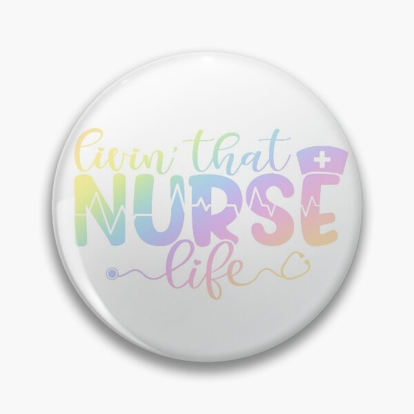 Item preview, Livin that nurse life - funny nurse gift designed and sold by PickaSticka.