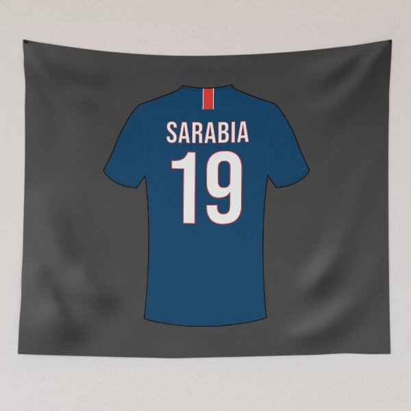 Aperçu de l'œuvre Maillot de foot Pablo Sarabia créée et vendue par Justtrendytees.
