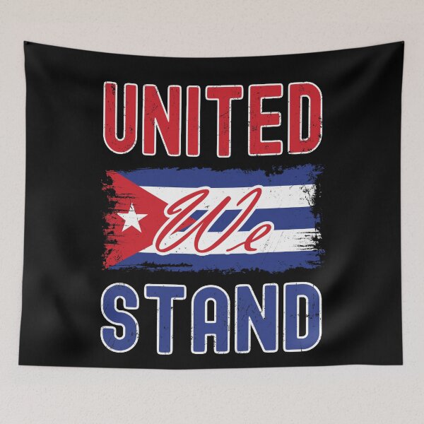 Item preview, United We Stand, Cuban Protest designed and sold by NuttyShirt.