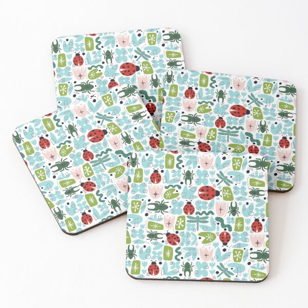 Item preview, Retro Ladybugs and Vintage Bugs designed and sold by creativinchi.