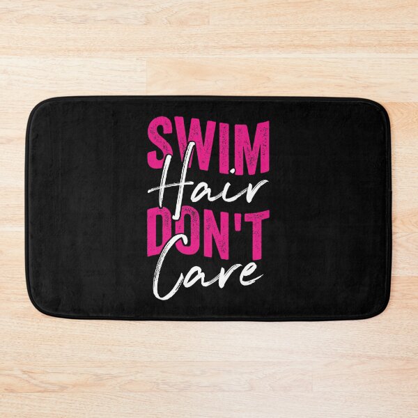 Item preview, Swim Hair Don't Care Swimming Girl Gift designed and sold by Marcid95.