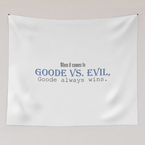 Item preview, Goode vs. Evil (Blue) designed and sold by austenrose.