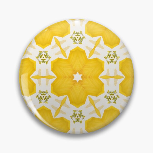 Item preview, Sunny Yellow Geometric Floral Print Pattern (See others in the set!)  designed and sold by cozycaroline.