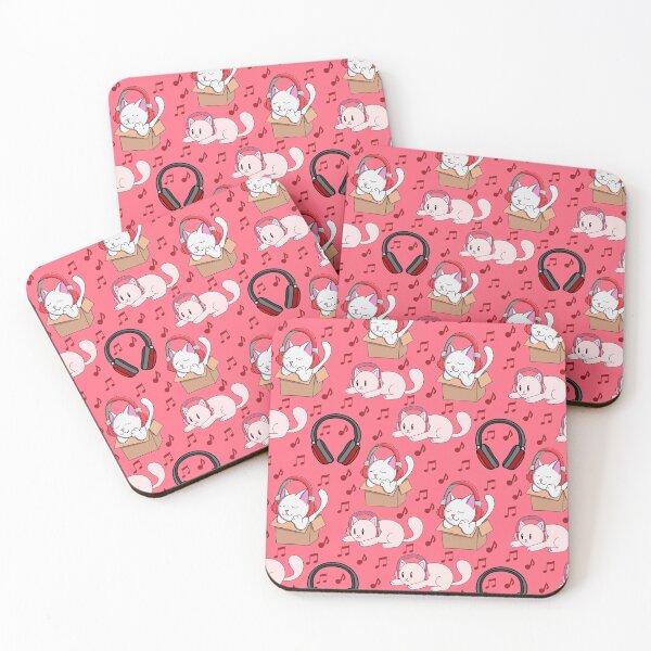 Item preview, Cat Headphones Pattern designed and sold by palaco210.