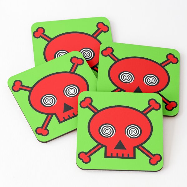 Item preview, Red Hypno-Skull designed and sold by CalamityToys.
