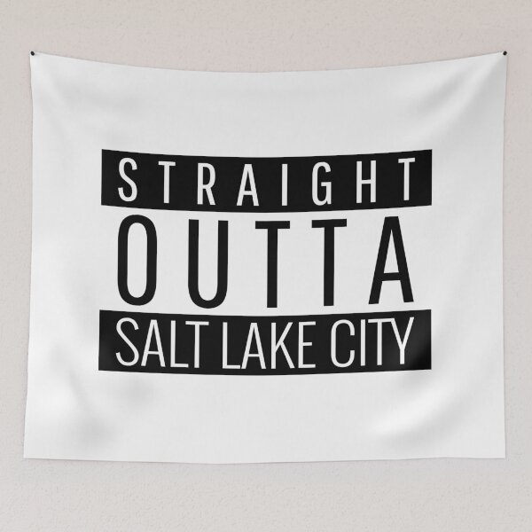 Item preview, Straight Outta Salt Lake City Utah  designed and sold by Teelogic.