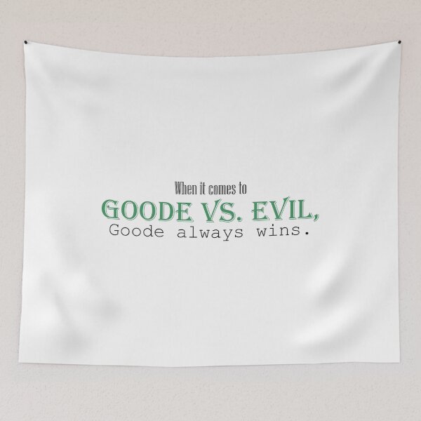 Item preview, Goode vs. Evil (Green) designed and sold by austenrose.