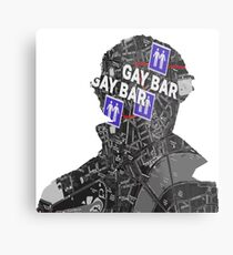To the gay bar! Metal Print