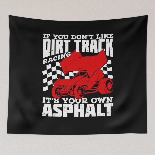 Item preview, Funny Dirt Track Racing Winged Sprint Car Gift designed and sold by Marcid95.