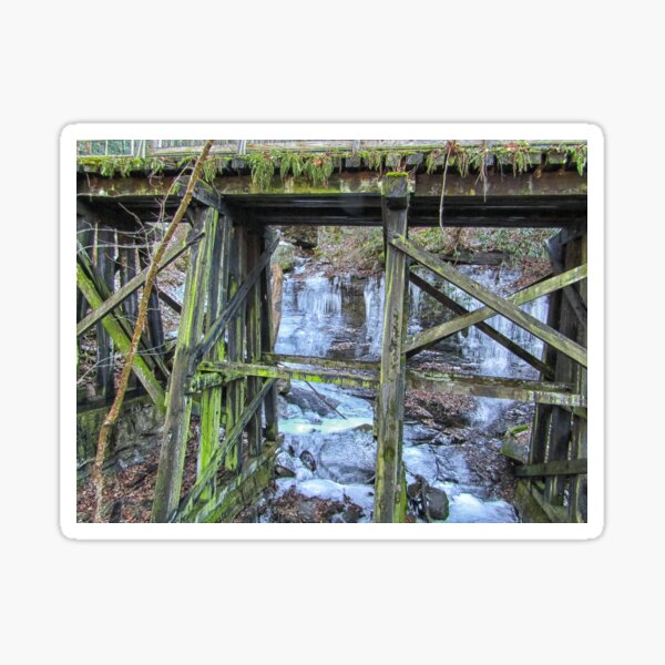 Item preview, Frozen Falls Under The Trestle  designed and sold by Paul Lubaczewski.