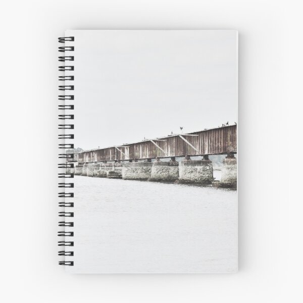 Item preview, Coosawhatchie South Carolina Old Railroad Trestle Black And White designed and sold by LisaWootenPhoto.