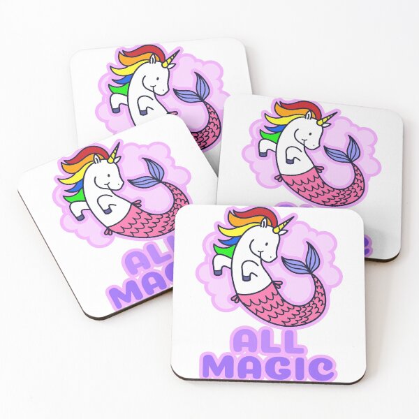 Item preview, All Magic Unicorn Mermaid designed and sold by SquishStitches.