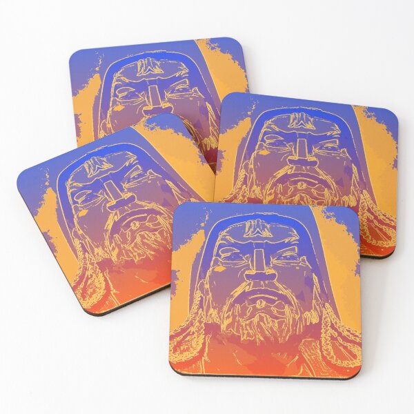 Item preview, Vaporwave Genghis Khan 4221 Ulaanbaatar designed and sold by Werewolf in the air.