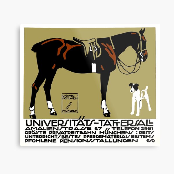 HORSE SIDE SADDLE RIDING LADIES TAILOR HERMANN SCHERRER VINTAGE POSTER REPRO