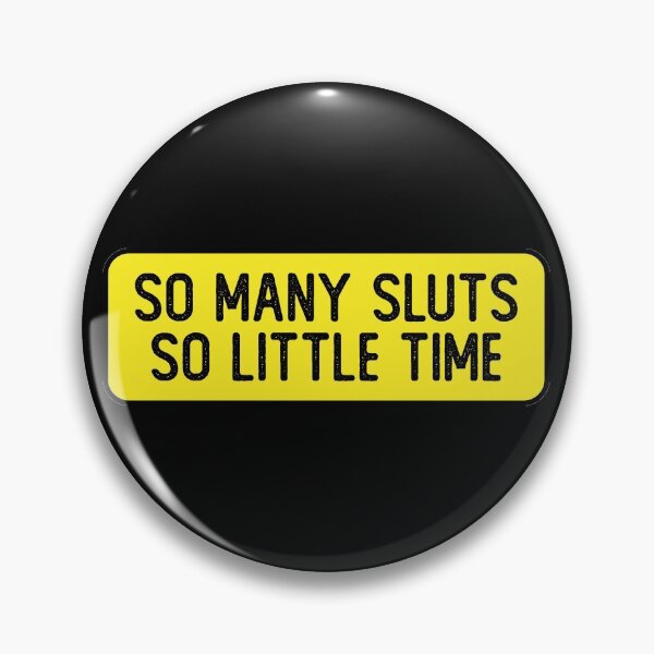Item preview, So Many Sluts So Little Time Funny Bumper designed and sold by Sour Soul.