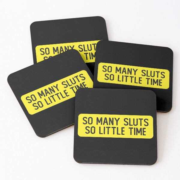 Item preview, So Many Sluts So Little Time Funny Bumper designed and sold by Sour Soul.