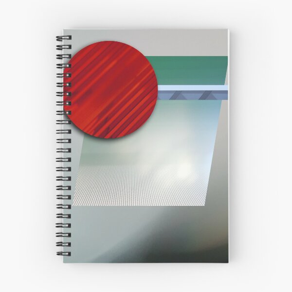 Item preview, Modern suprematist abstract digital art - Red circle, blue shapes designed and sold by Vela Barrera.