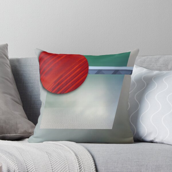 Item preview, Modern suprematist abstract digital art - Red circle, blue shapes designed and sold by Vela Barrera.