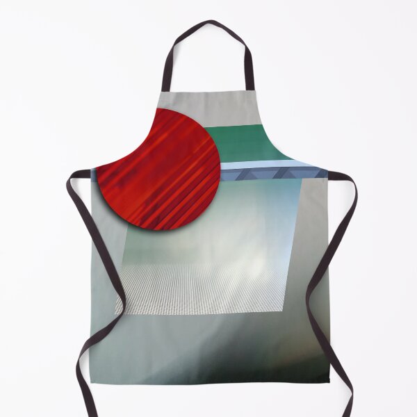 Item preview, Modern suprematist abstract digital art - Red circle, blue shapes designed and sold by Vela Barrera.