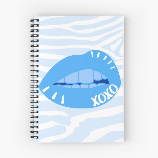 Item preview, XOXO lip bite - blue designed and sold by Julia Santos.