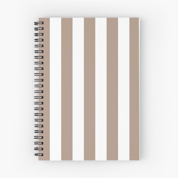 Item preview, Medium WARM TAUPE and WHITE Vertical STRIPES designed and sold by RachelMacht.