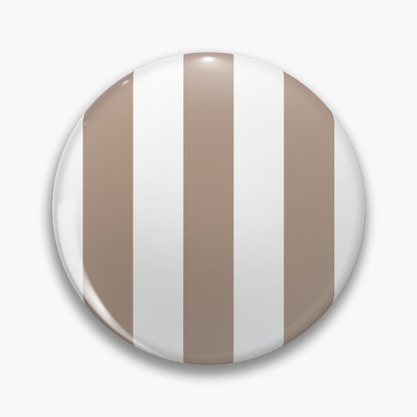 Item preview, Medium WARM TAUPE and WHITE Vertical STRIPES designed and sold by RachelMacht.