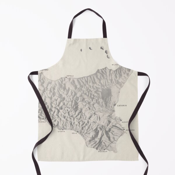 Item preview, Old Sicily Italy Map (1943) Italian Historical Atlas designed and sold by BravuraMedia.