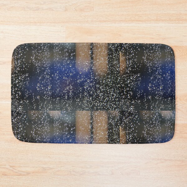 Item preview, Water Droplets on The Glass | Abstract Graphic | Blue Background designed and sold by cypher33.