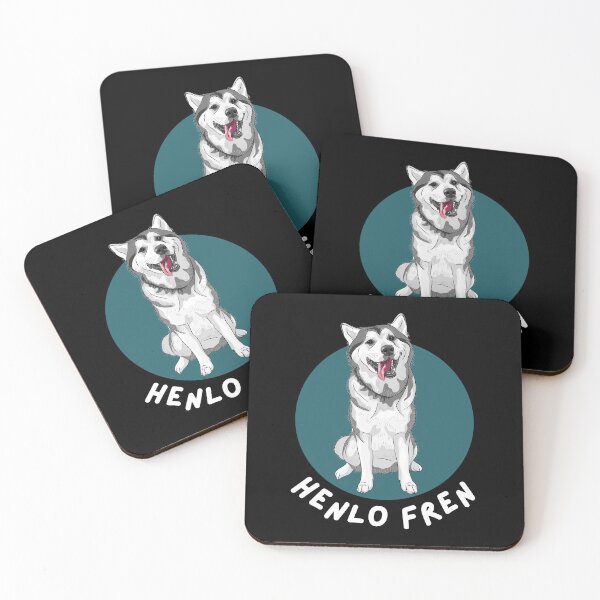Item preview, Henlo Fren Husky Doggo designed and sold by TheMinnie.