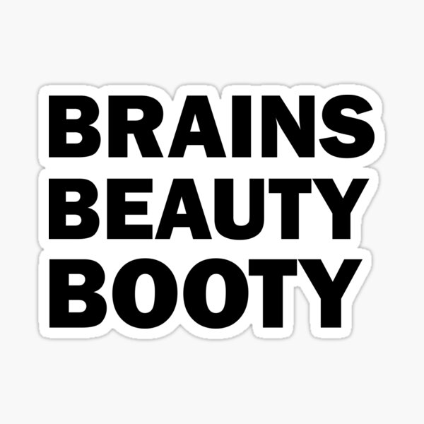 Brains Beauty Booty, Women's Workout Tank, Funny Workout Tank