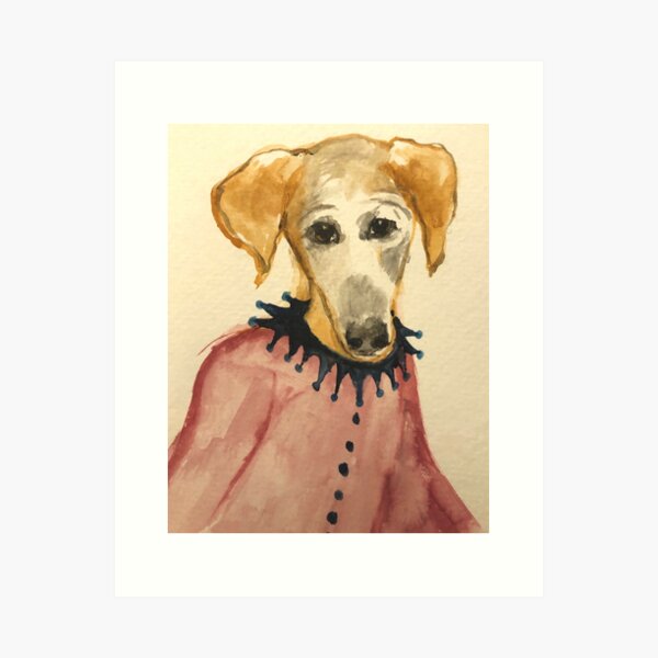 Rachel the Dog Art Print