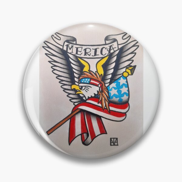 Item preview, Merica the Eagle designed and sold by maiapizarroart.