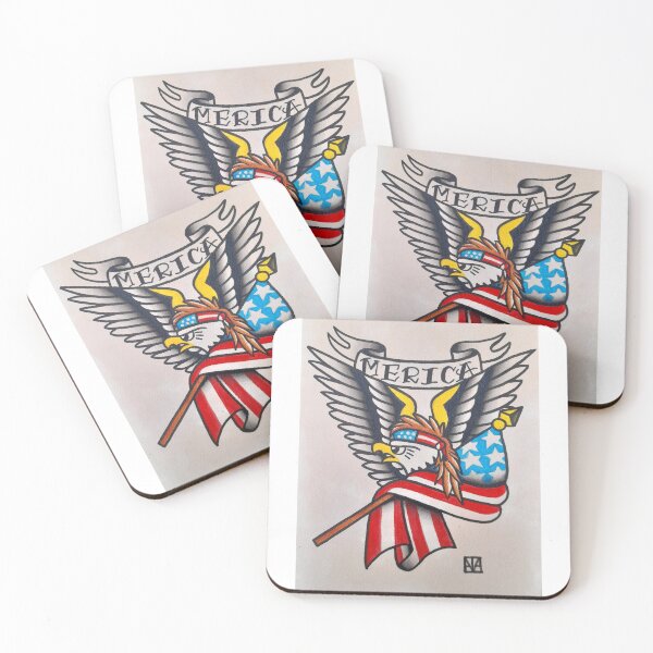 Item preview, Merica the Eagle designed and sold by maiapizarroart.