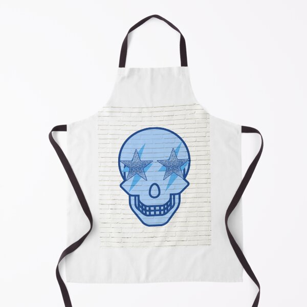 Item preview, blue star skull designed and sold by Julia Santos.