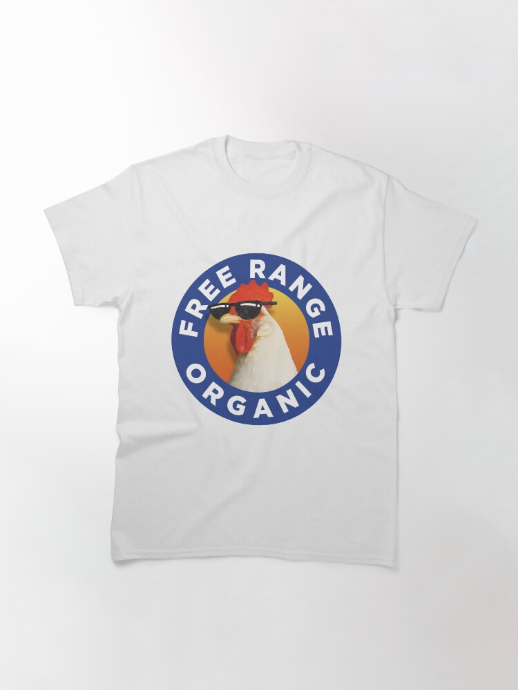 Thumbnail 3 of 7, Classic T-Shirt, Free Range Organic designed and sold by LouiTucker.
