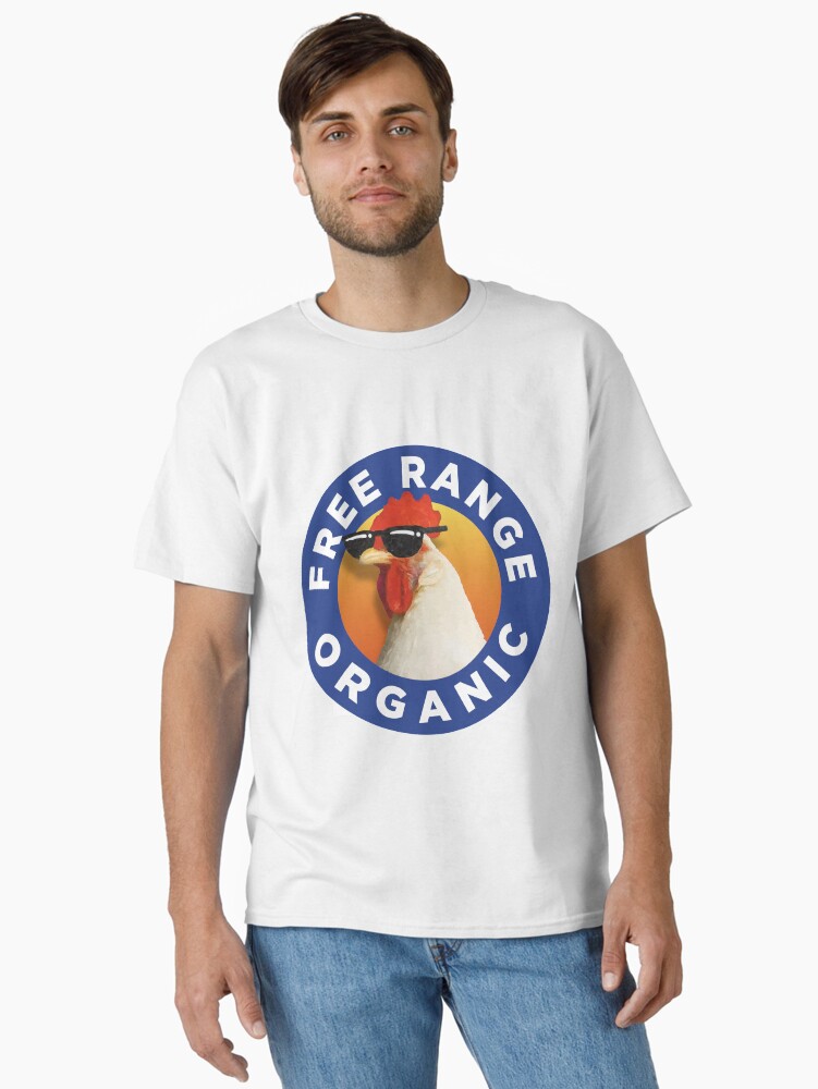 Thumbnail 2 of 7, Classic T-Shirt, Free Range Organic designed and sold by LouiTucker.