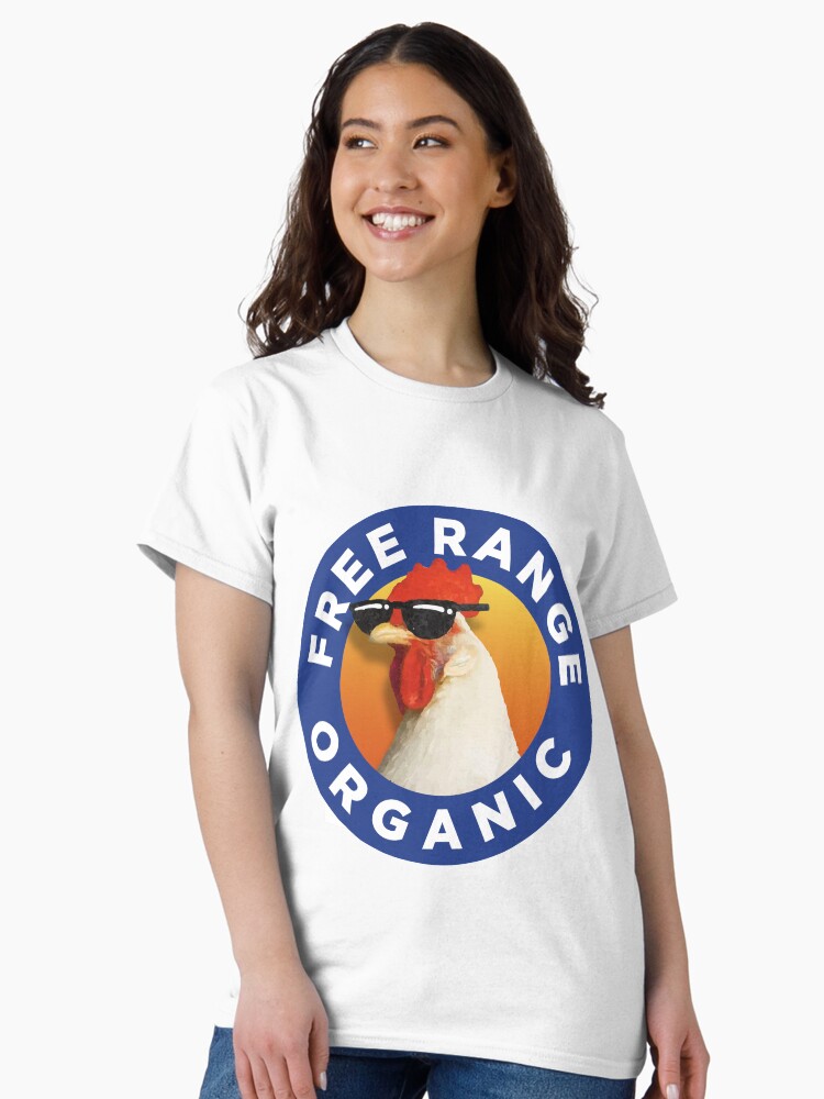 Thumbnail 1 of 7, Classic T-Shirt, Free Range Organic designed and sold by LouiTucker.