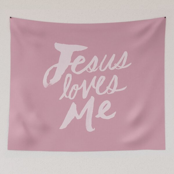 Item preview, Jesus Loves Me x Rose designed and sold by theanointedhome.