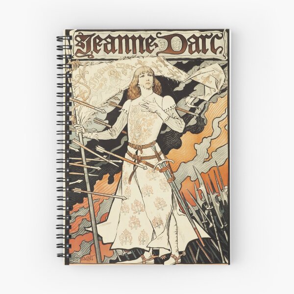 Item preview, Sarah Bernhardt as Joan of Arc by Samuel Grasset - Vintage Art designed and sold by RickE.