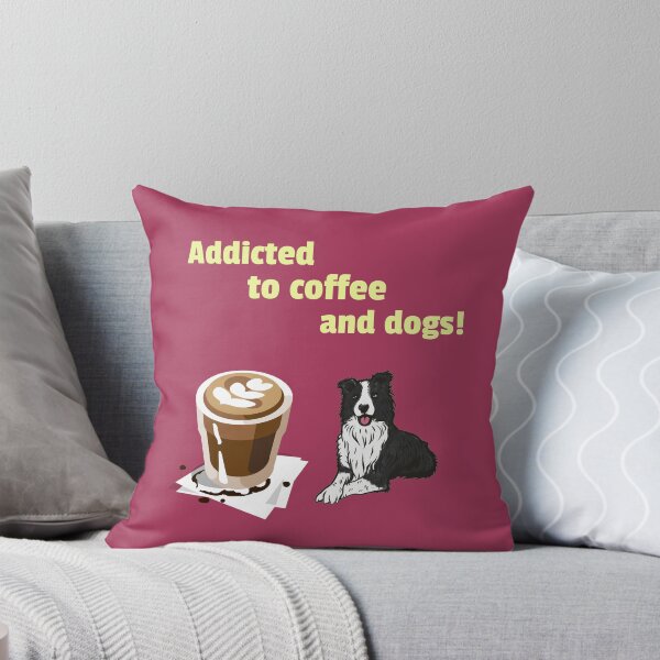 Item preview, Addicted to coffee and dogs designed and sold by kookycomet.