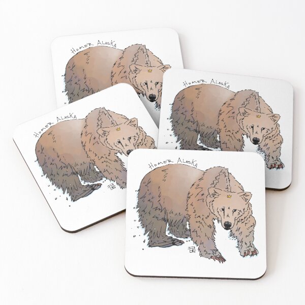 Item preview, Alaskan Grizzly Bear King designed and sold by djamorartworks.