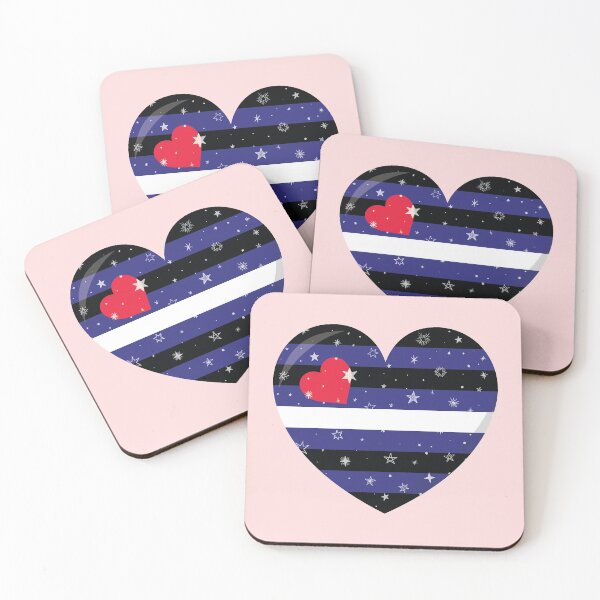 Item preview, Sparkling Leather Pride Heart designed and sold by Pridish.
