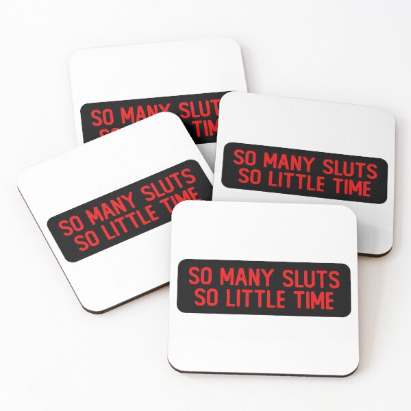 Item preview, So Many Sluts So Little Time Cool Bumper designed and sold by Sour Soul.