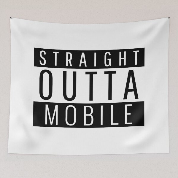 Item preview, Straight Outta Mobile Alabama  designed and sold by Teelogic.