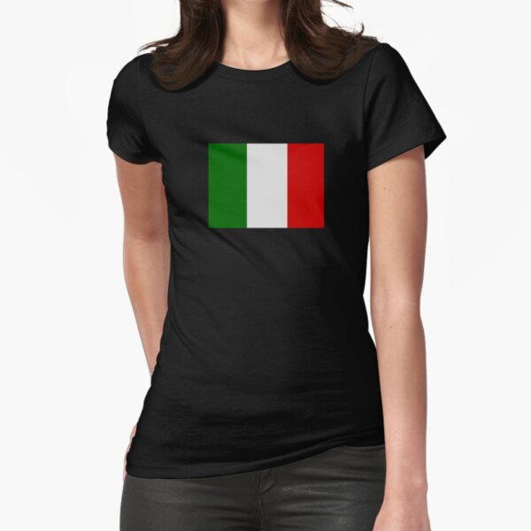 Italian Flag Fitted T-Shirt