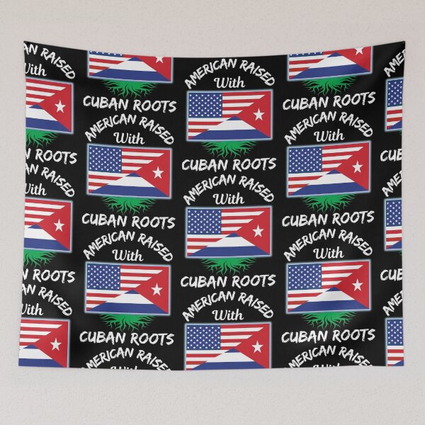 Item preview, American Raised With Cuban Roots designed and sold by WoodburyLake.