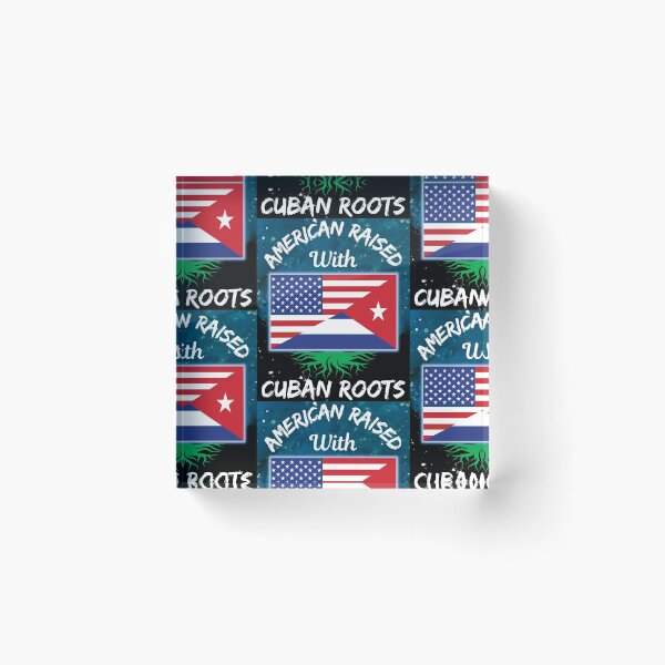 Item preview, American Raised With Cuban Roots   designed and sold by WoodburyLake.
